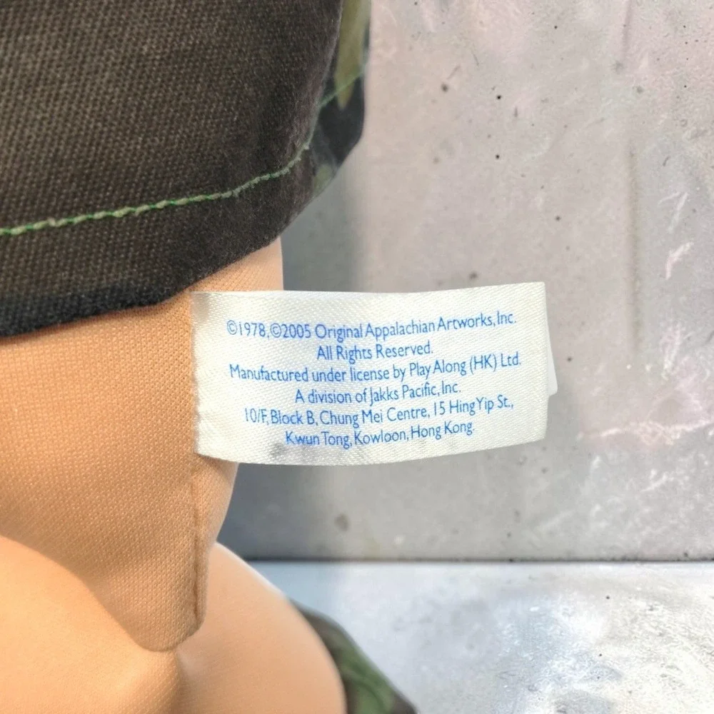 VTG Cabbage Patch Kids Magic Touch Colorsilk Boy Doll Camo Orange Hair 2005 CPK